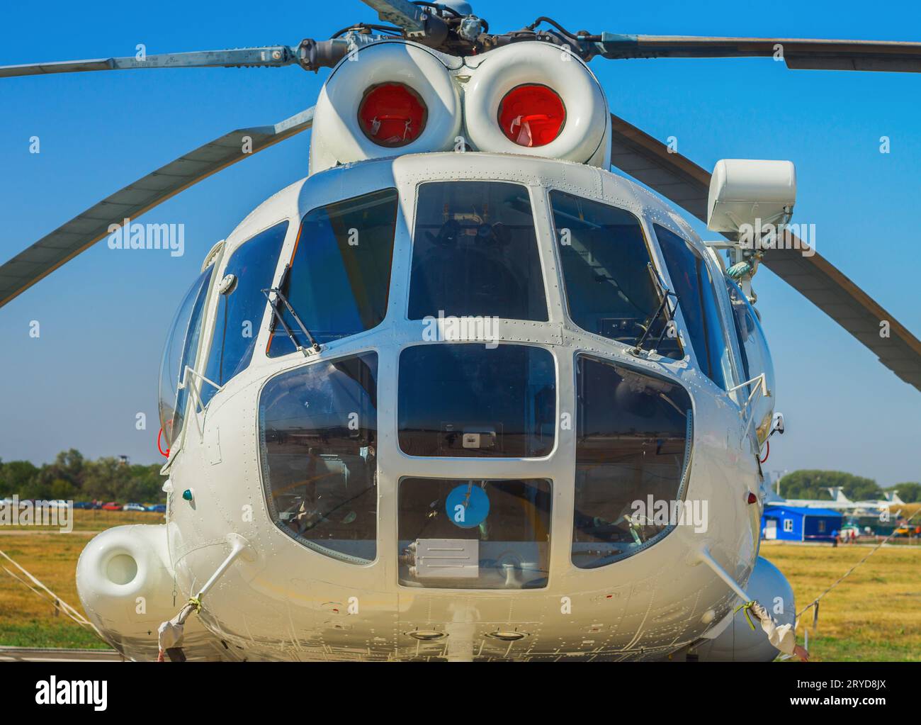 The helicopter Mi8 Stock Photo - Alamy