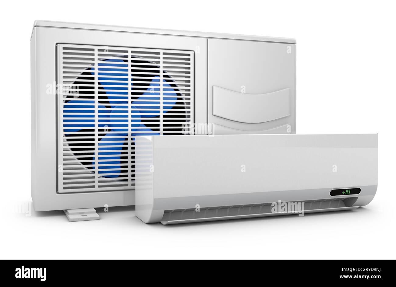 Modern air conditioning Stock Photo Alamy