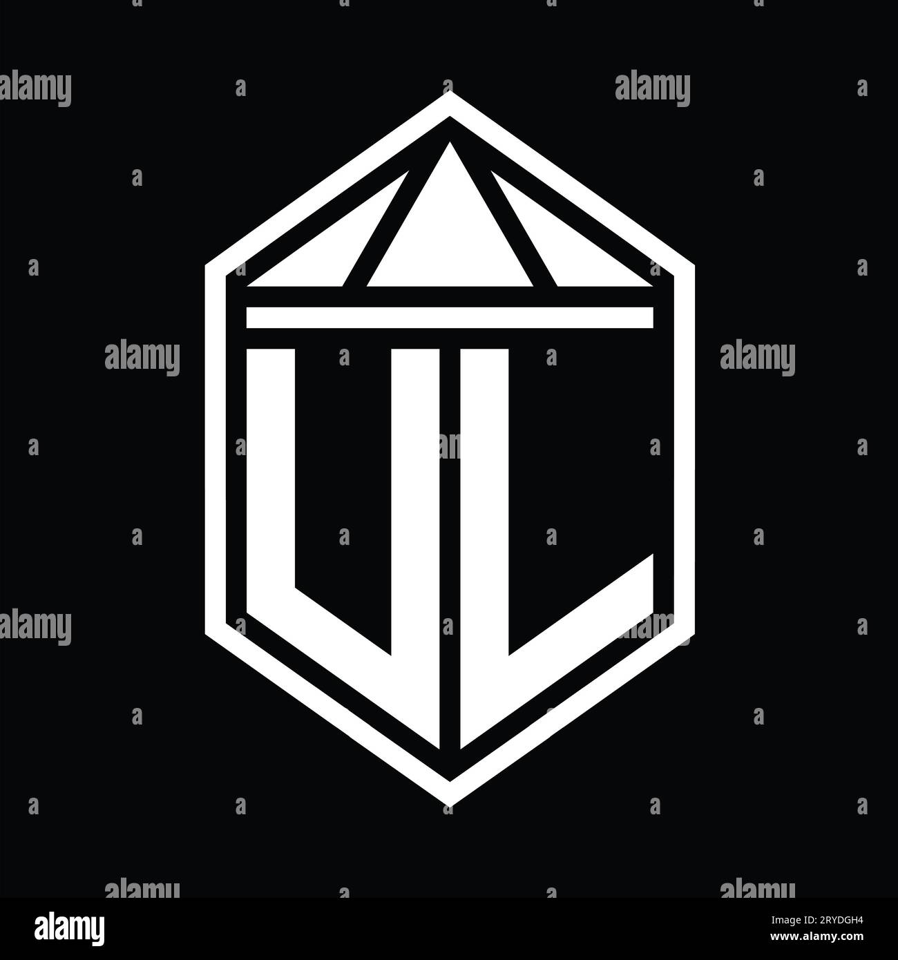 Letter ul logo hi-res stock photography and images - Alamy