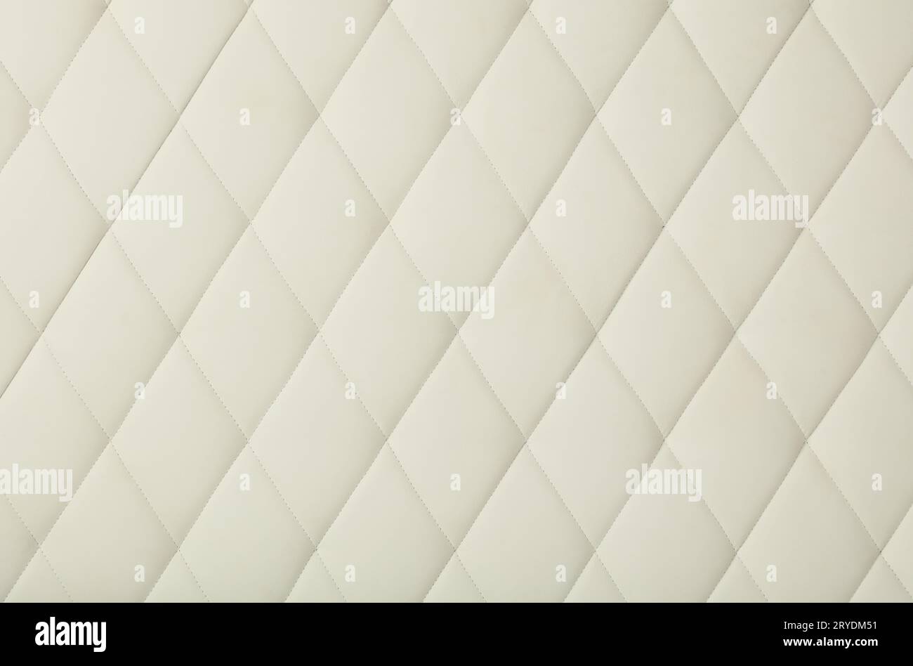 White leather upholstery background texture Stock Photo