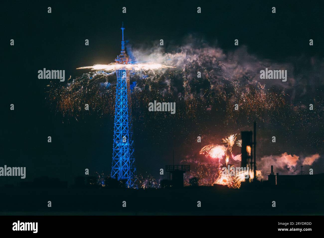 feuerwerk am rhein