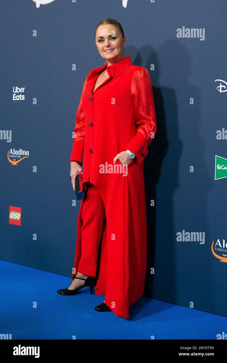 Madrid, Spain. 30th Sep, 2023. Carmen Morales attend the DISNEY photocall celebrating its 100 years at the Teatro Real in Madrid, September 30, 2023, Spain (Photo by Oscar Gonzalez/Sipa USA) Credit: Sipa USA/Alamy Live News Stock Photo