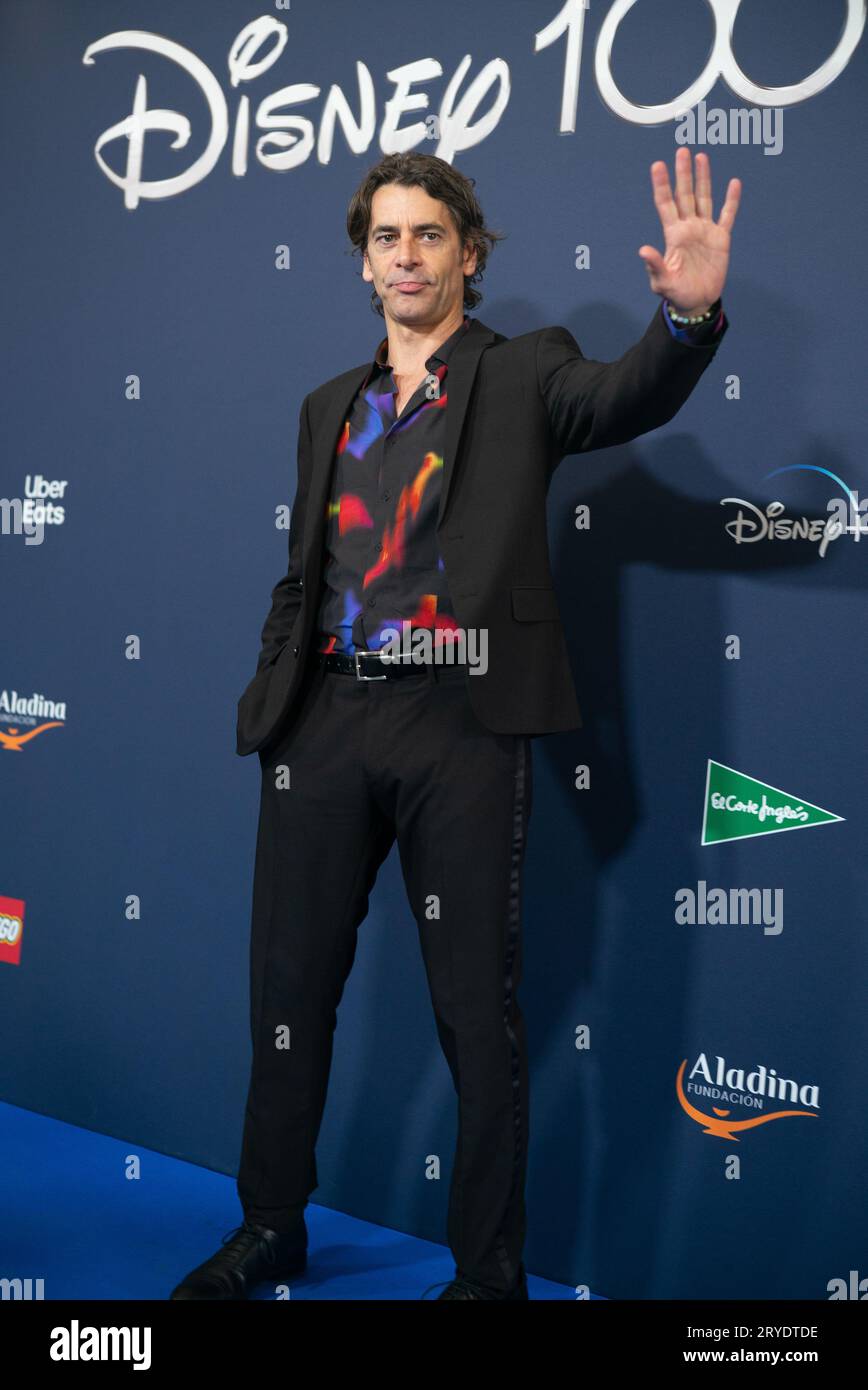 Madrid, Spain. 30th Sep, 2023. Eduardo Noruega attend the DISNEY photocall celebrating its 100 years at the Teatro Real in Madrid, September 30, 2023, Spain (Photo by Oscar Gonzalez/Sipa USA) Credit: Sipa USA/Alamy Live News Stock Photo