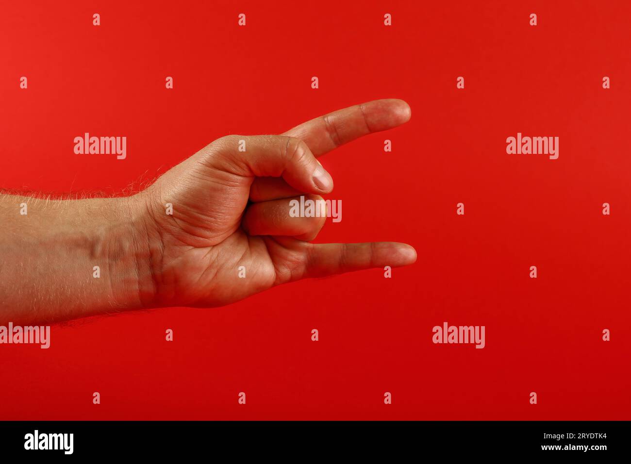 Devil hand gesture hires stock photography and images Alamy