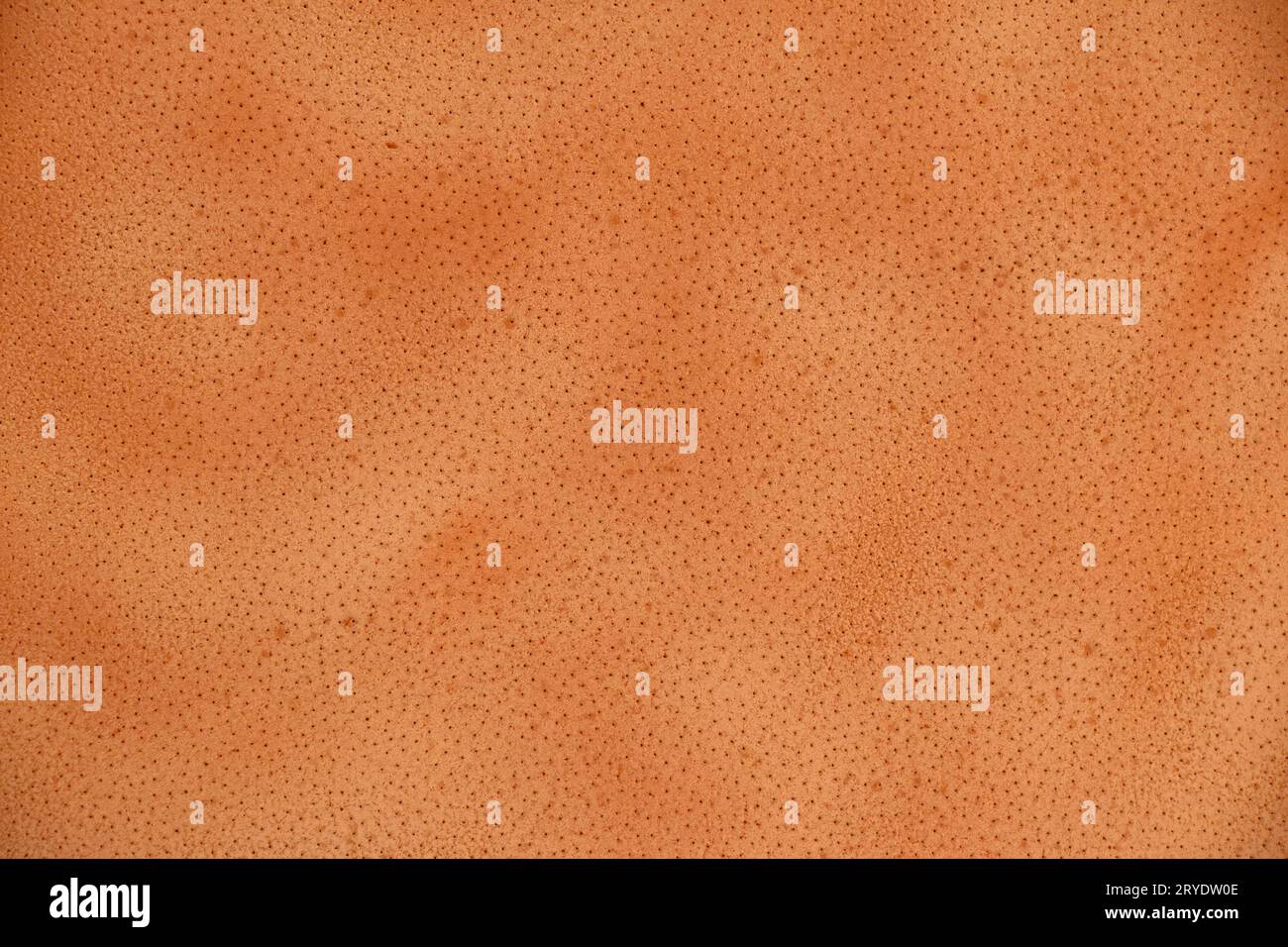 Old brown orange leather background texture Stock Photo