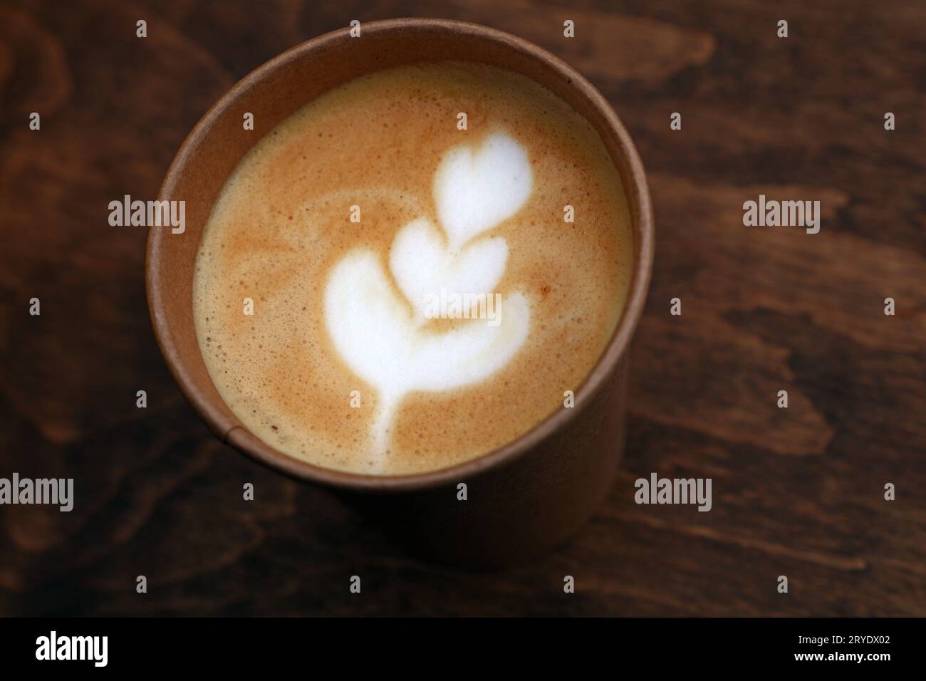 Cappuccino coffee go paper cup hi-res stock photography and images - Alamy