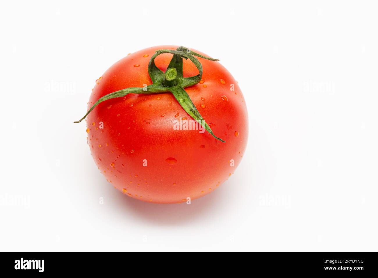 Fresh tomato isolated on white background Stock Photo