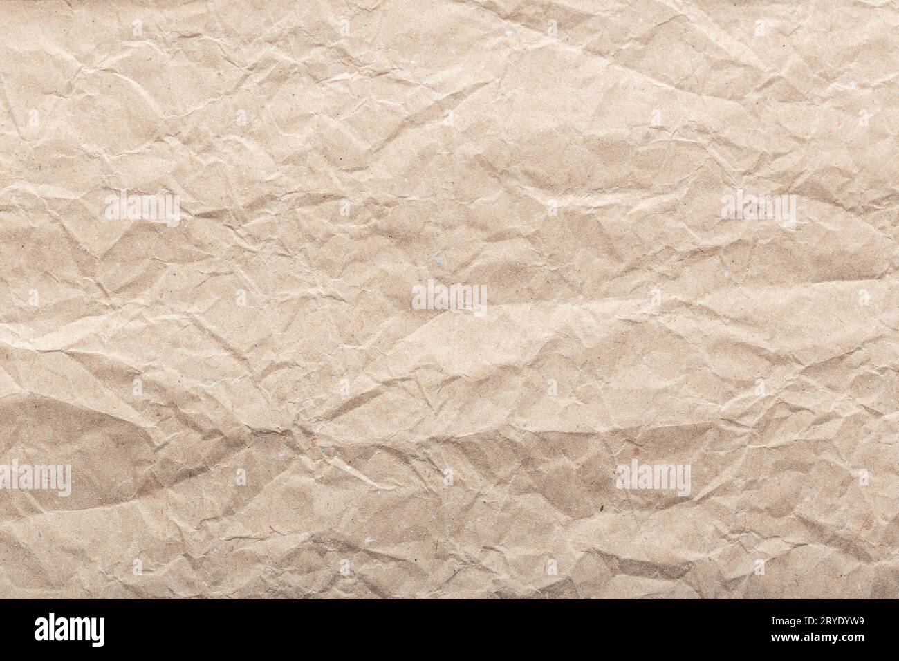 Crumpled paper background texture Stock Photo