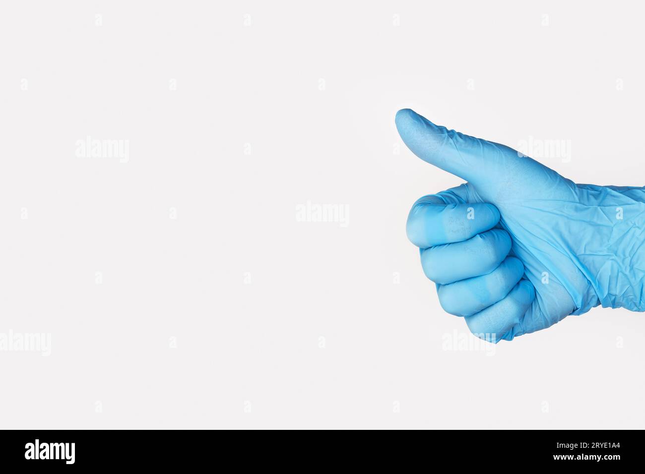 Safety glove thumbs up hi-res stock photography and images - Alamy