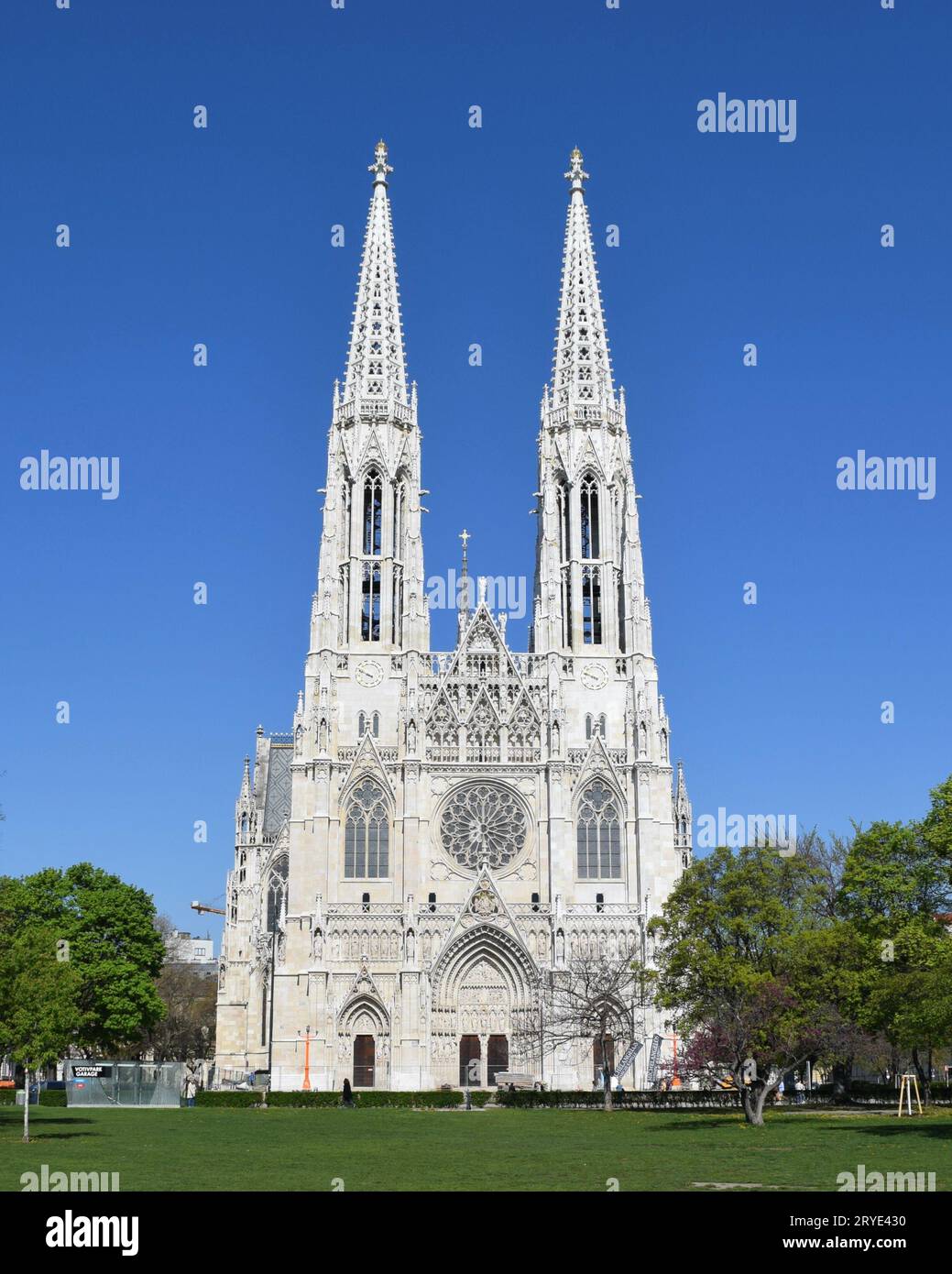 Votivkirche Church, Vienna, Austria Stock Photo