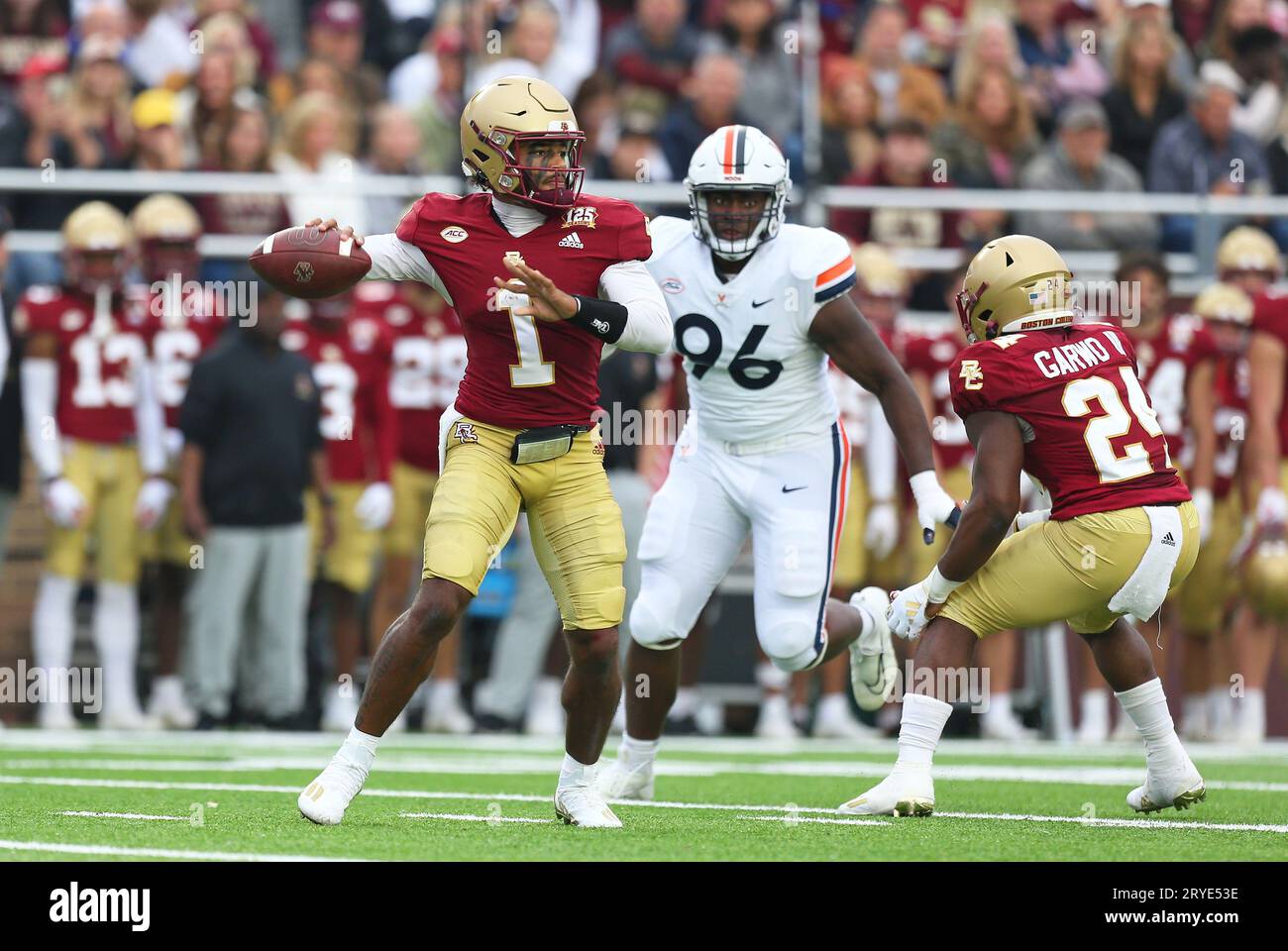 Alumni Stadium. 30th Sep, 2023. MA, USA; Boston College Eagles ...