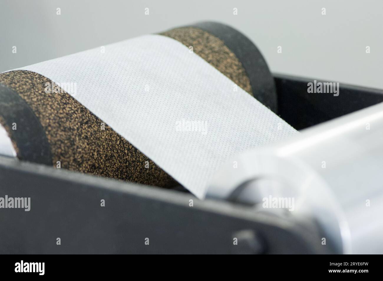 Equipment with a rotating roller Stock Photo - Alamy