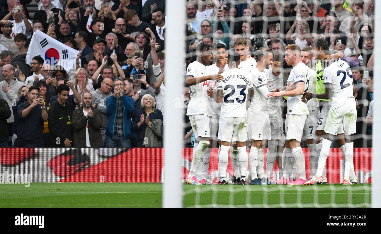 London, UK. 30th Sep, 2023. 30 Sep 2023 - Tottenham Hotspur v