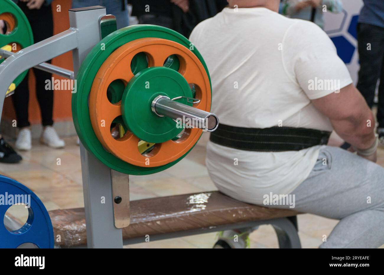 Bench press competition hi-res stock photography and images - Alamy