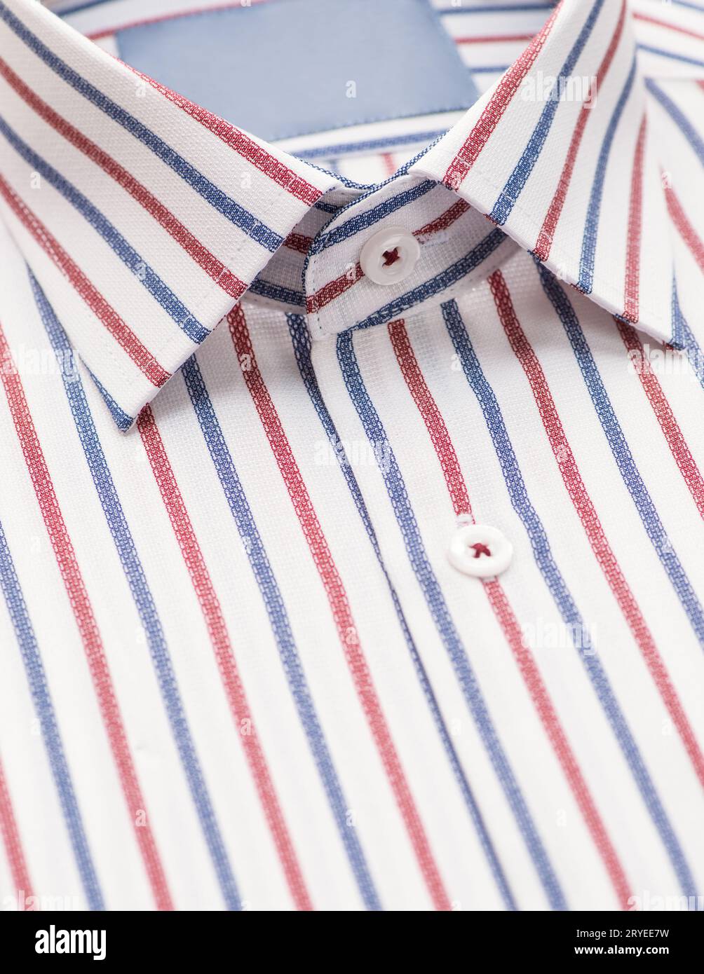 Blue collar shirt hires stock photography