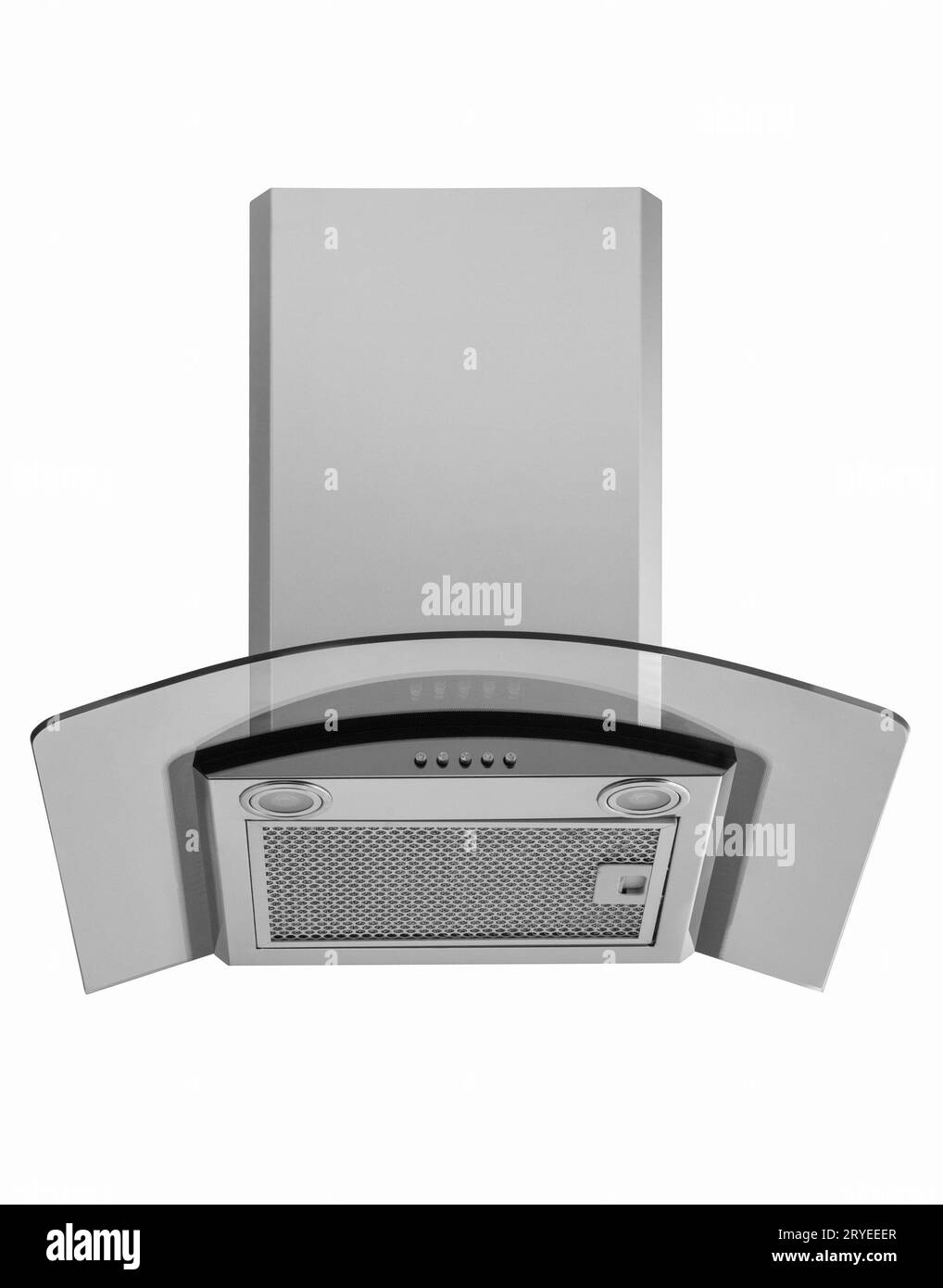 Kitchen hood on a white background Stock Photo Alamy