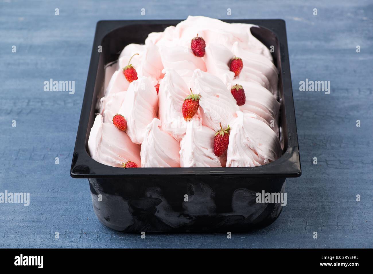 Ice Cream Plastic Box Scoop Icecream Stock Photo 394142323