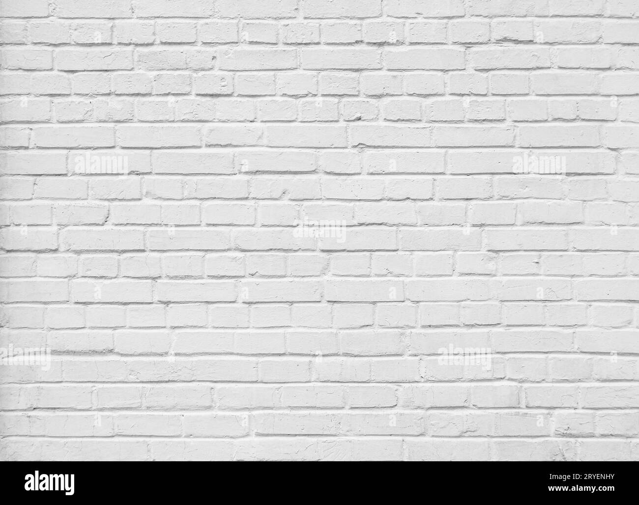 White painted brick wall background Stock Photo Alamy