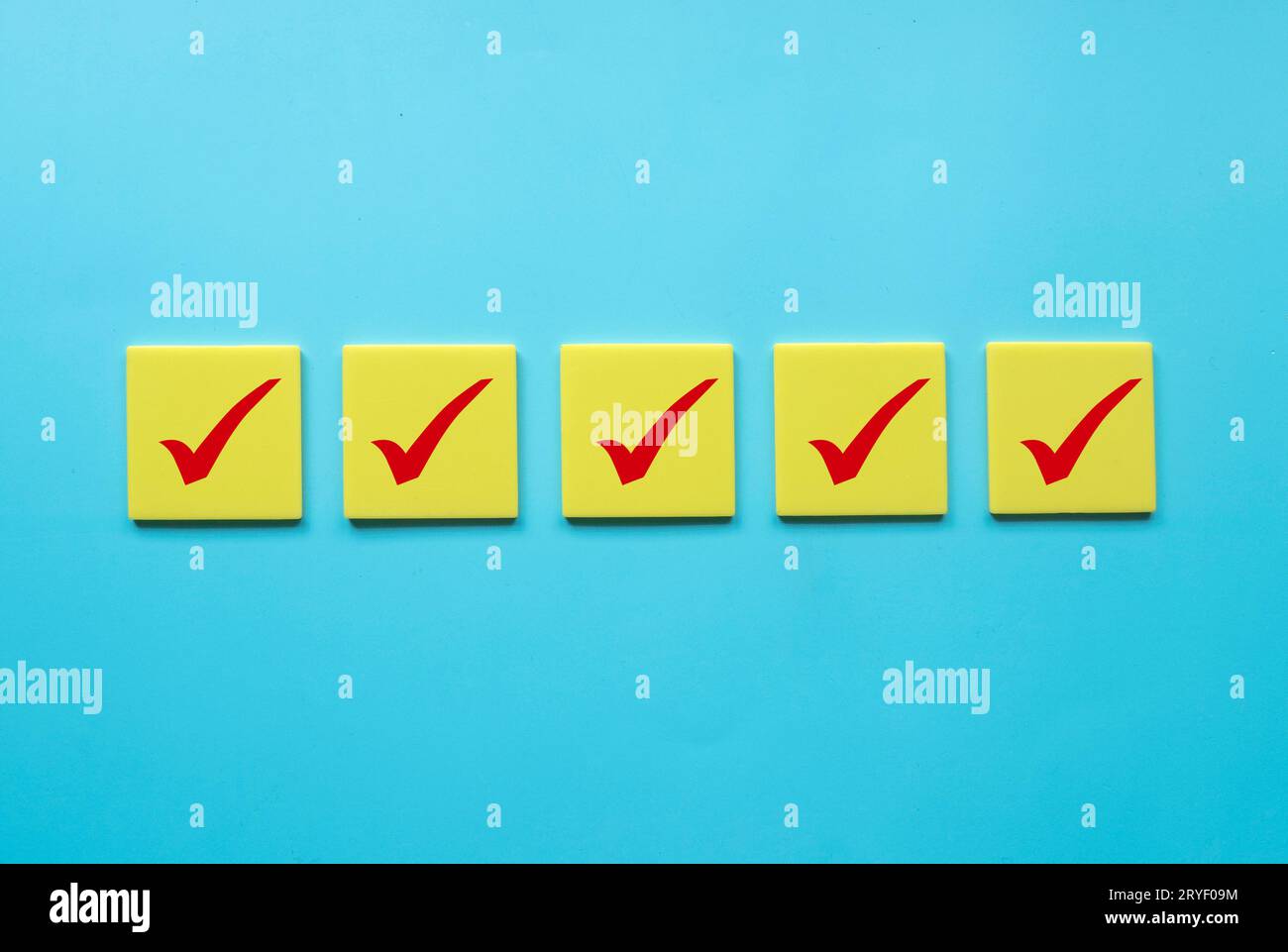 Checklist concept. of objectives or goals. To do list