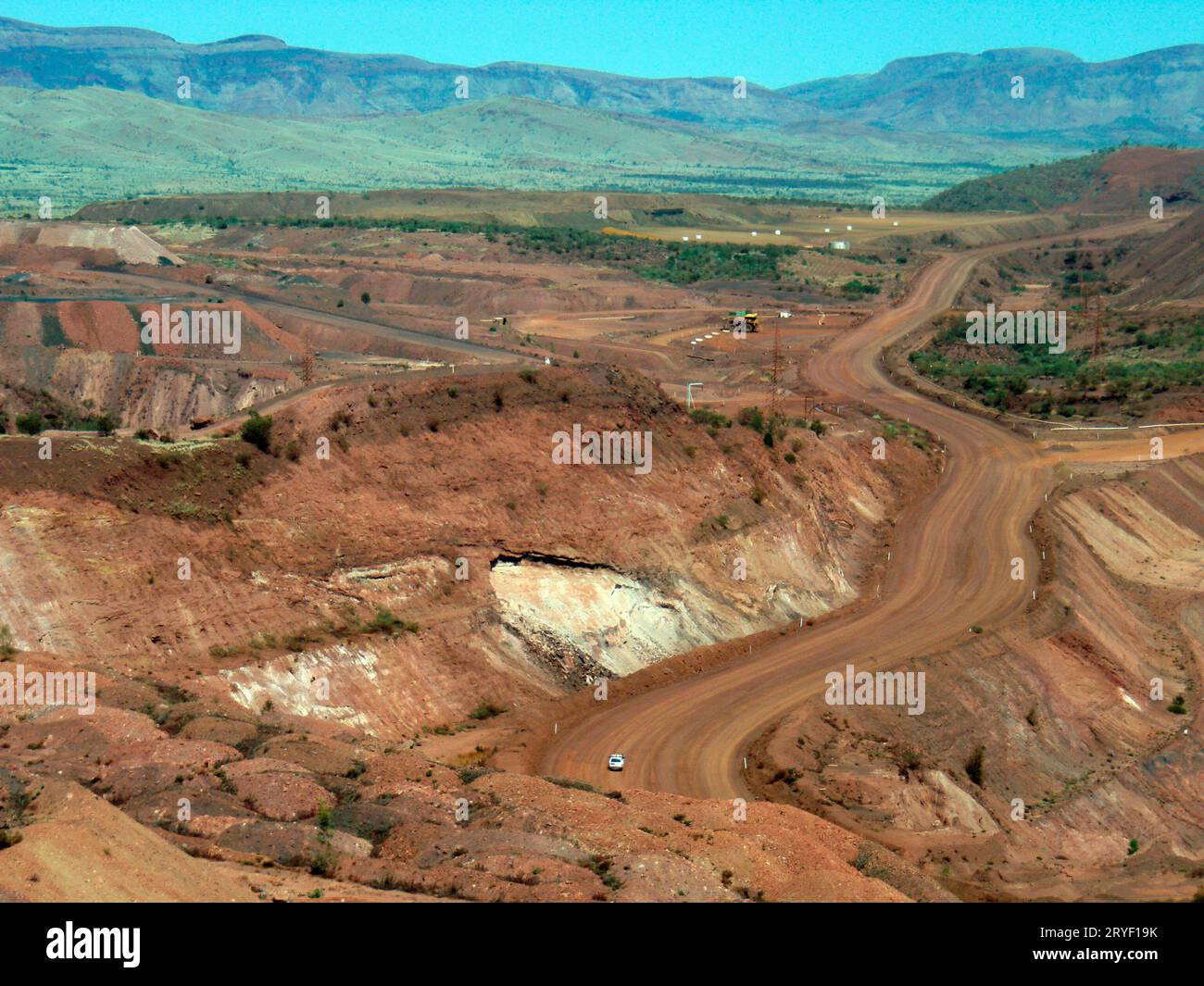 Coal mining industry in Australia Stock Photo