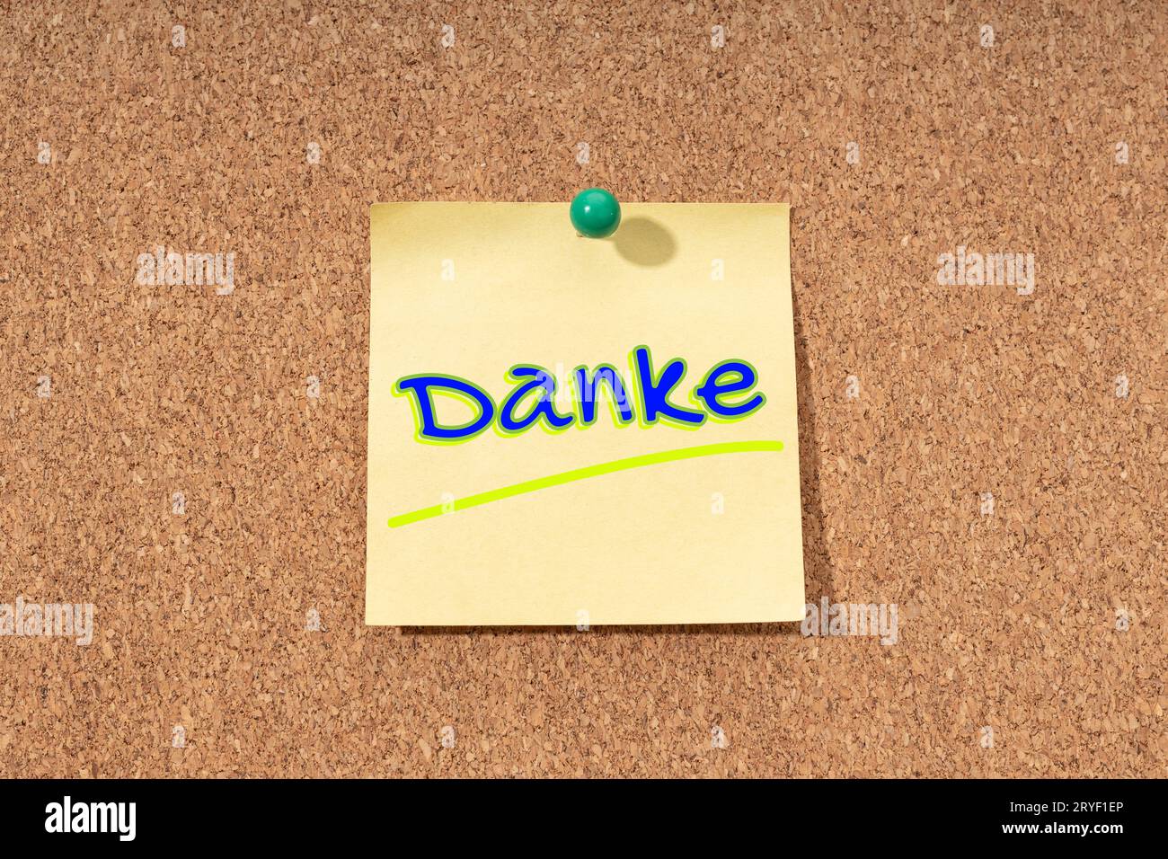 Thanks Word In German Language On Yellow Note On Cork Board Stock Photo 7-fun-facts-about-german-language