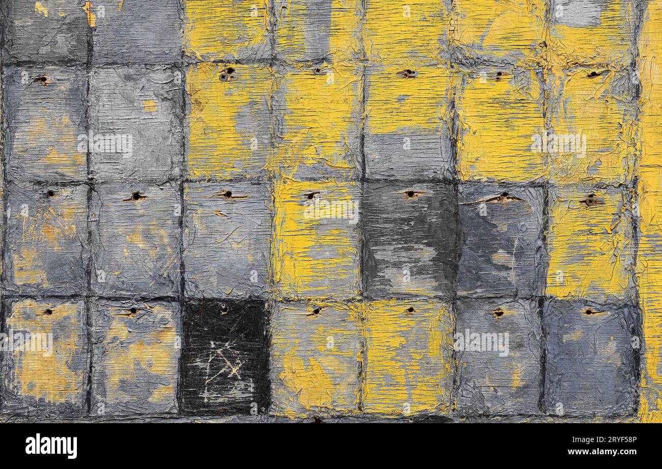 Abstract yellow and gray background Stock Photo