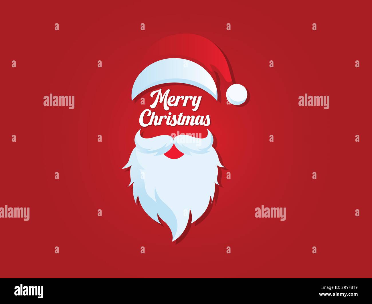 Merry christmas santa claus illustration stock vector image art alamy