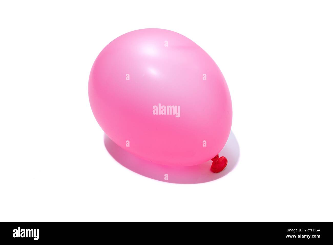 Pink balloon isolated on white background Stock Photo - Alamy