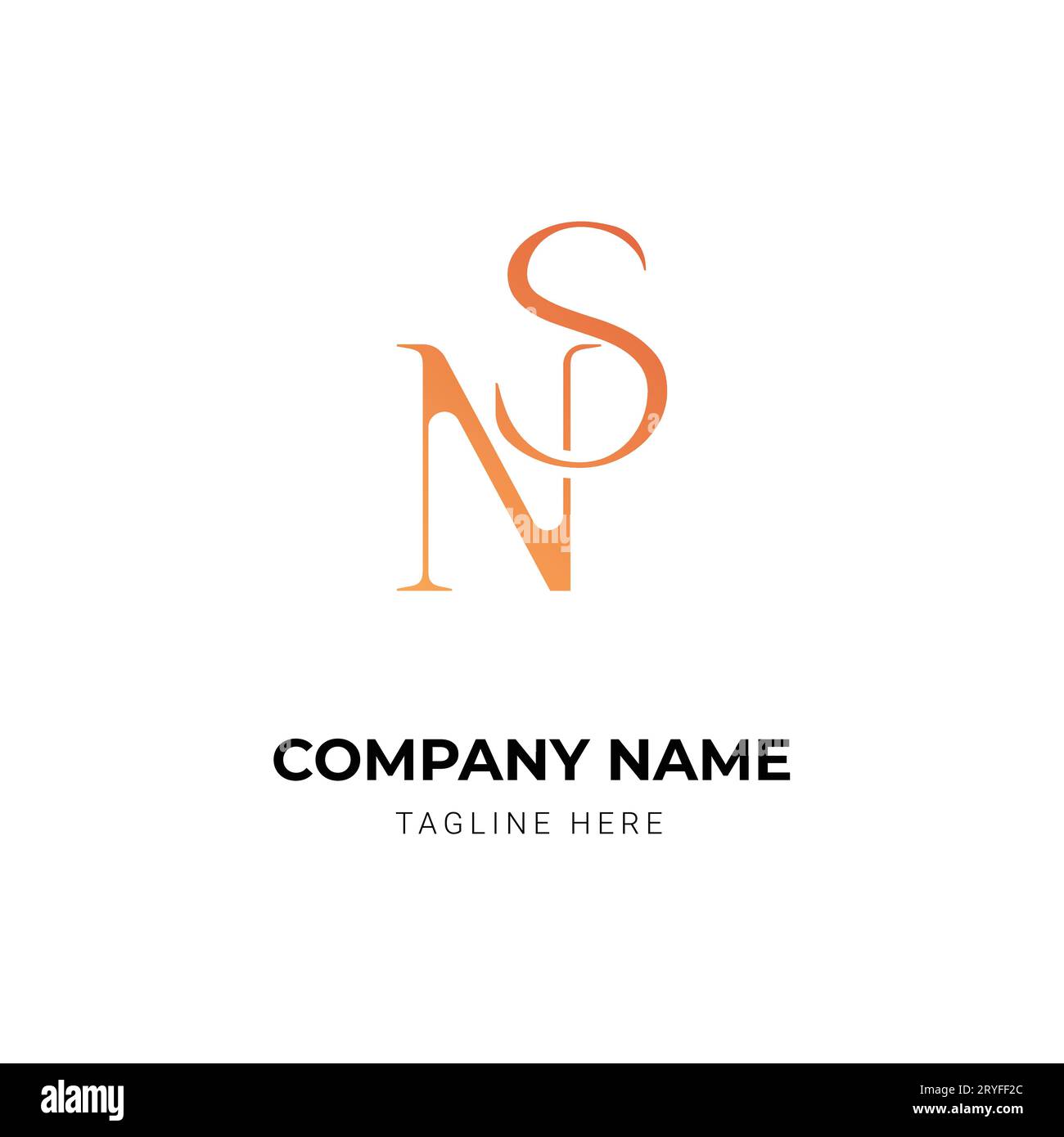 creative monogram luxury letter logo design template Stock Vector Image ...