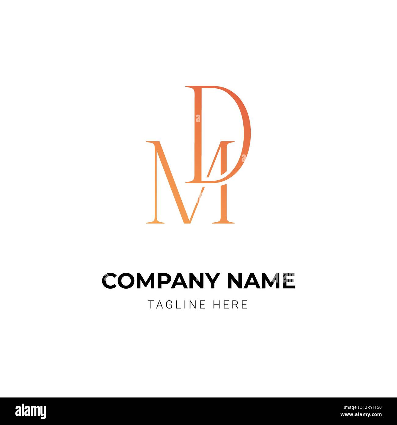 creative monogram luxury letter logo design template Stock Vector Image ...