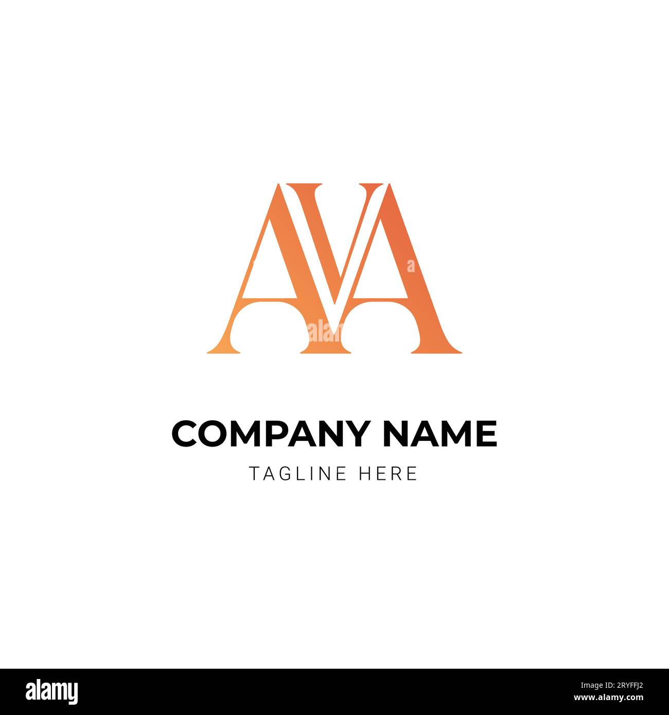 creative monogram luxury letter logo design template Stock Vector Image ...