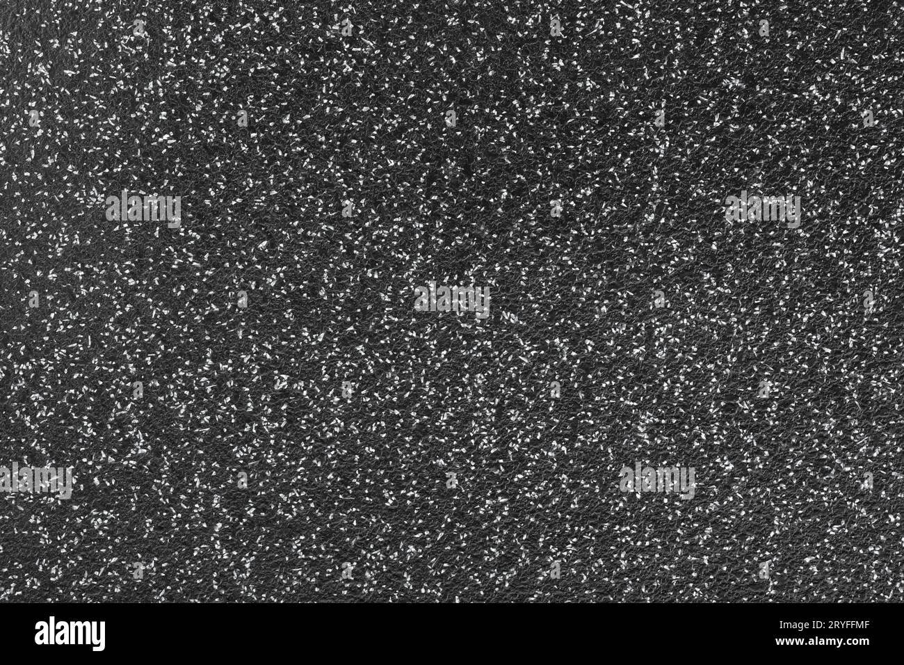 Black textured vinyl background. Full frame Stock Photo