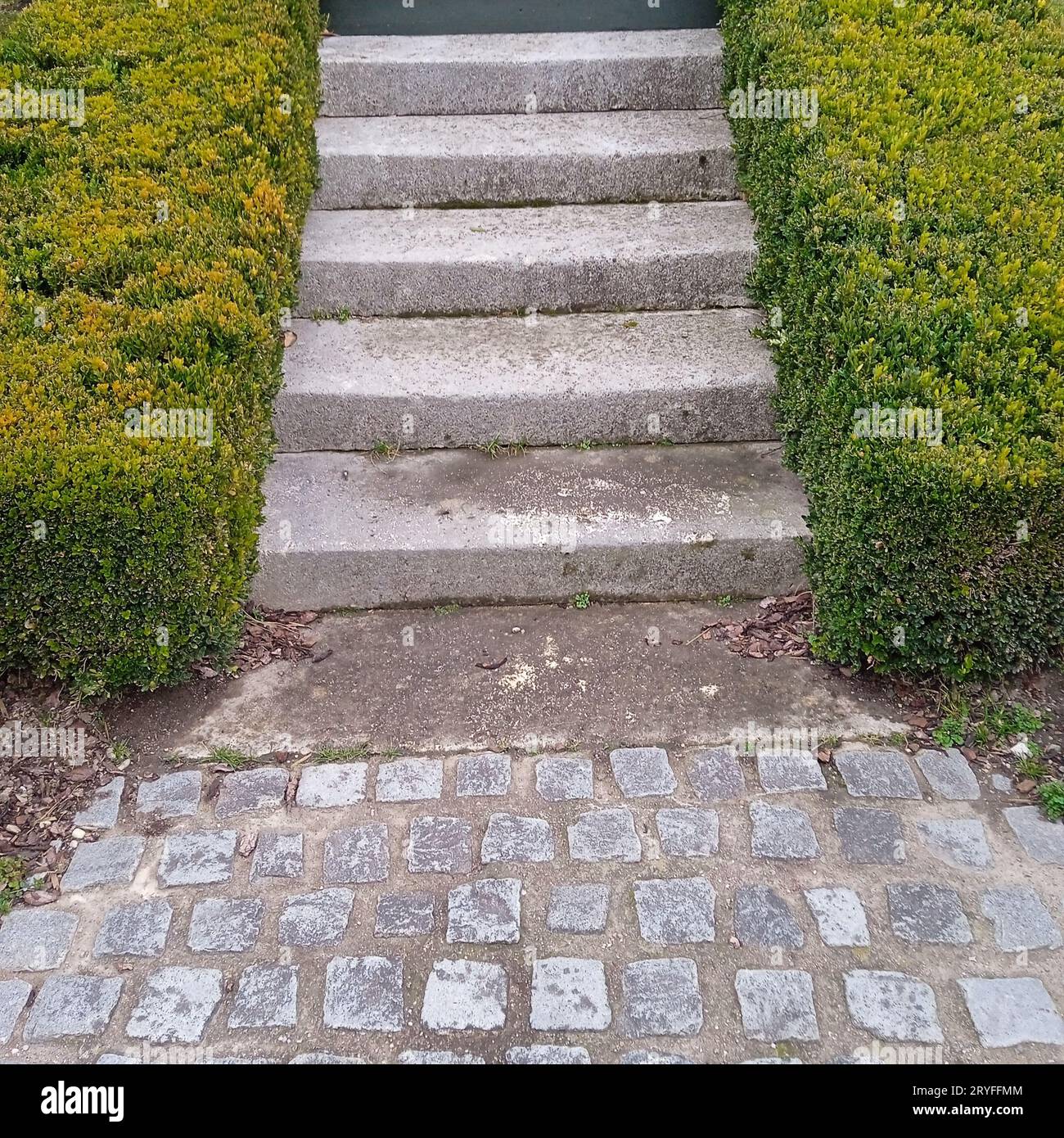 Stairs and staircase on the outside Stock Photo