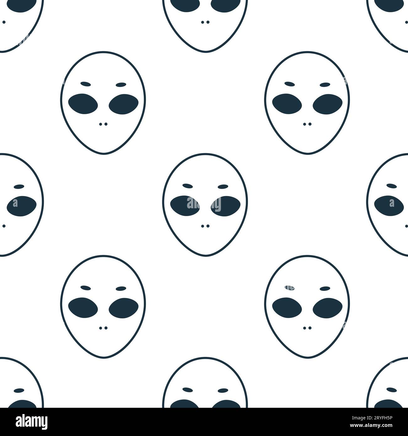 alien ufo cosmic emotions faces joy line Stock Vector Image & Art - Alamy