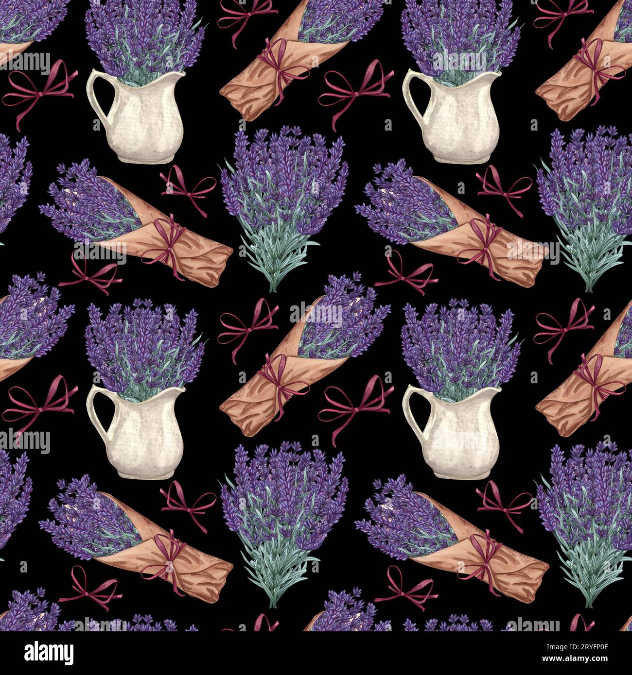 Hand drawn floral background hi-res stock photography and images - Alamy