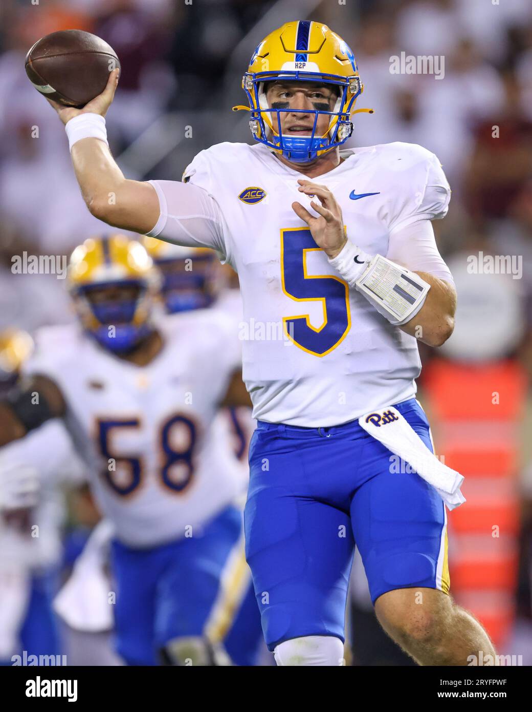 Blacksburg, Virginia, USA. 30th Sep, 2023. Pittsburgh Panthers