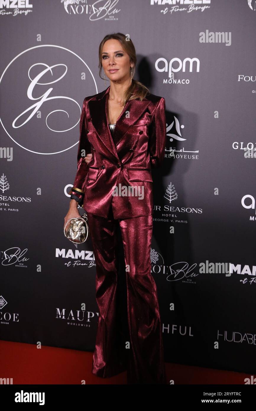 Paris, France. 30th Sep, 2023. Mélissa Theuriau attends the Global Gift Gala during Paris Fashion Week Womenswear Spring/Summer 2024 on September 30, 2023 in Paris, France. (Photo by F. Blaise/ÙPtertainment/Sipa USA) Credit: Sipa USA/Alamy Live News Stock Photo