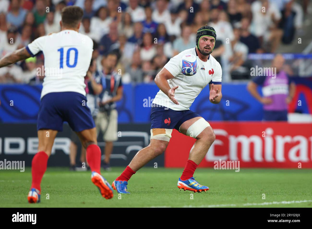 Paris, France, 9th September 2023. Gregory Alldritt of France during the Rugby World Cup 2023 match at Stade de France, Paris. Picture credit should read: Paul Thomas / Sportimage Stock Photo