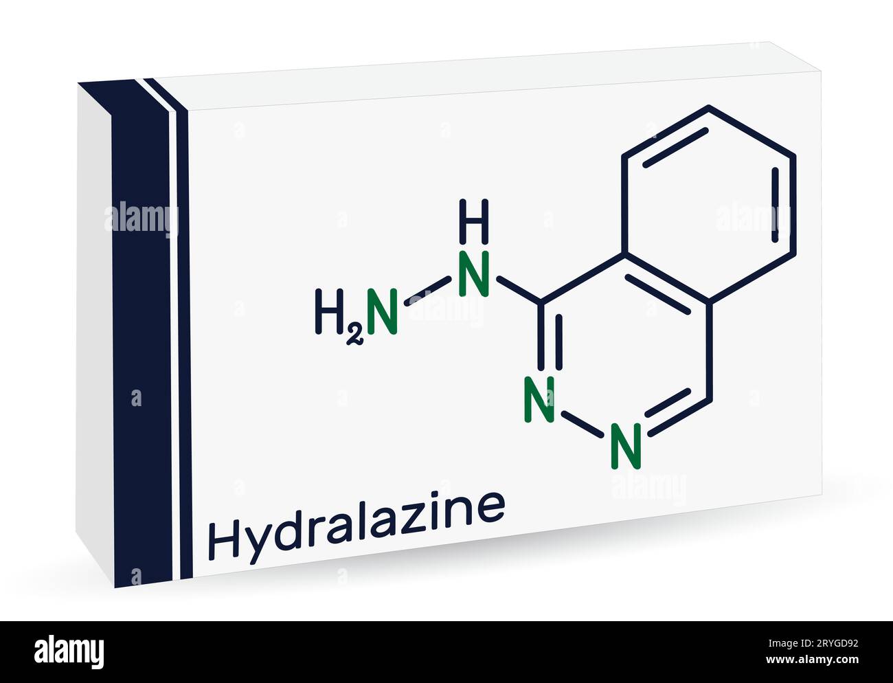 Hydralazine molecule It is hypertension drug used to treat high blood Hydralazine molecule It is hypertension drug used to treat high blood