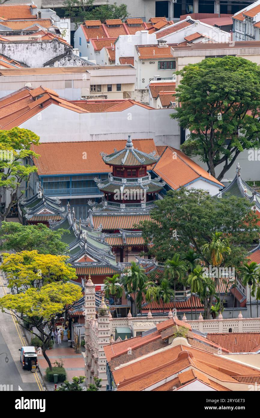 Thian hock keng temple Stock Photo