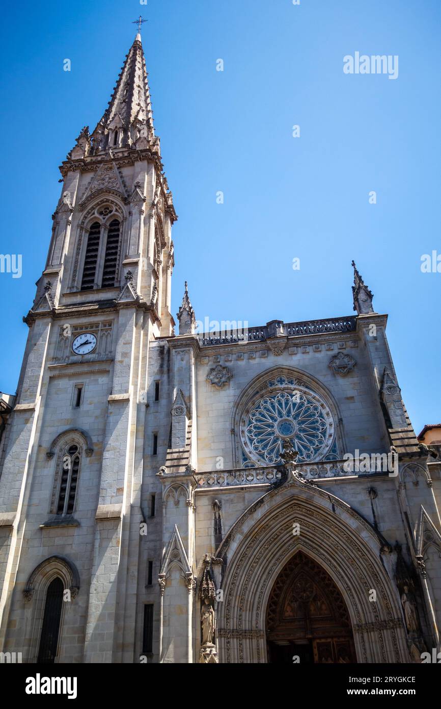 Santiago Cathedral in Bilbao, Basque Country, Spain Stock Photo