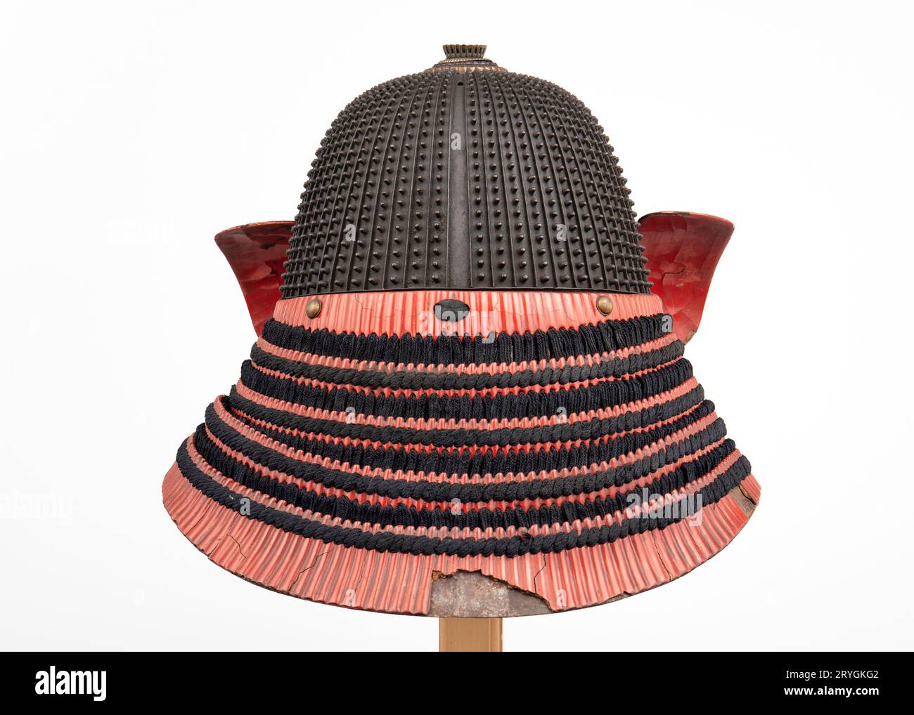 Helmet (Hoshi- Kabuto) in the 16th-Century Style - Inscribed by Saotome Ienari Japanese probably late 17th–early 18th century Stock Photo