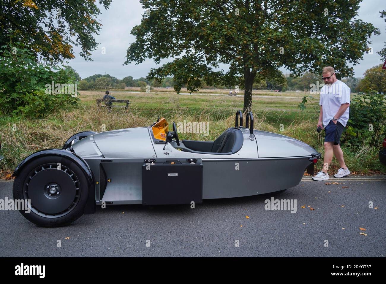 Wimbledon London UK. 1 October 2023. People viewing a Super 3