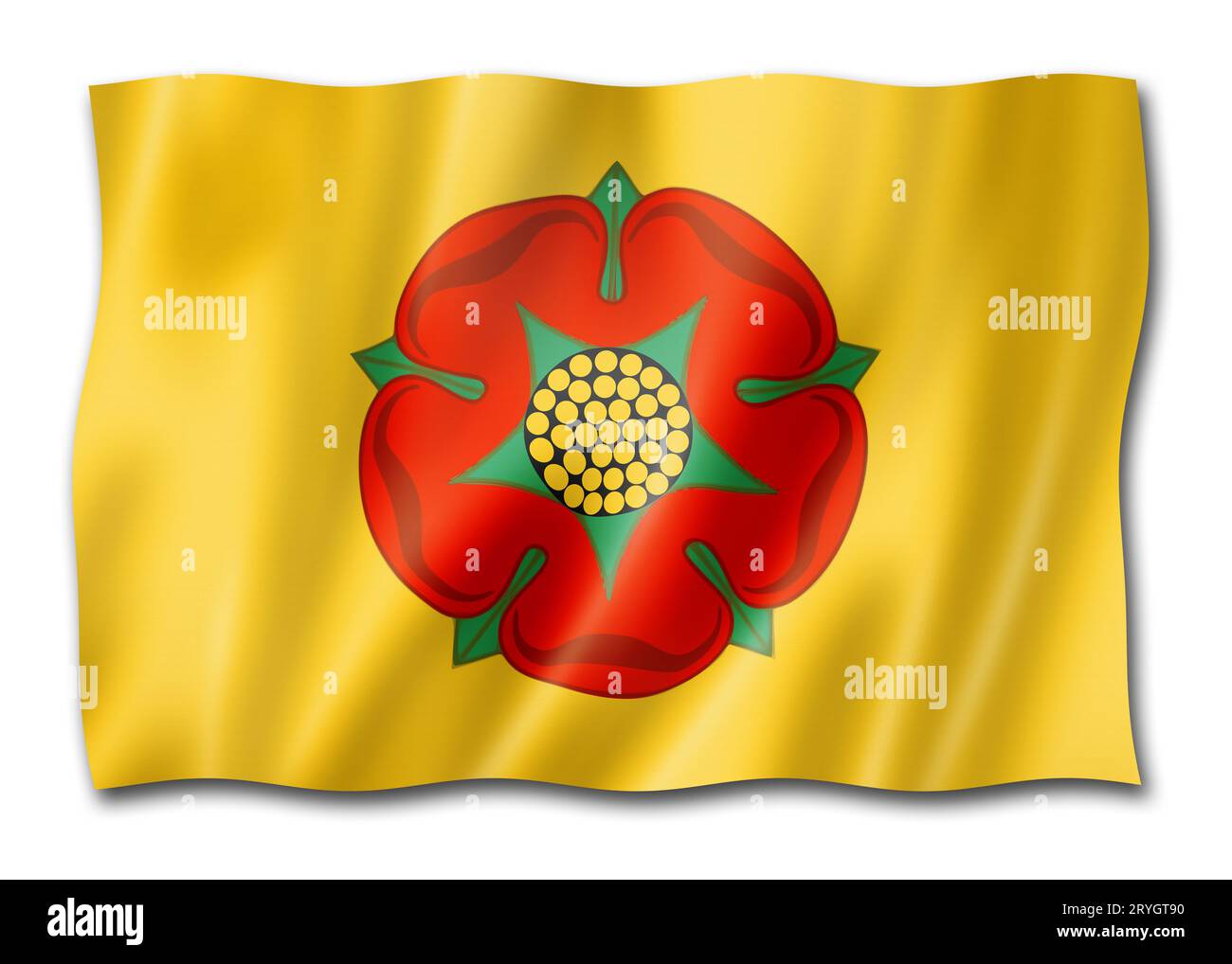 Lancashire County flag, UK Stock Photo