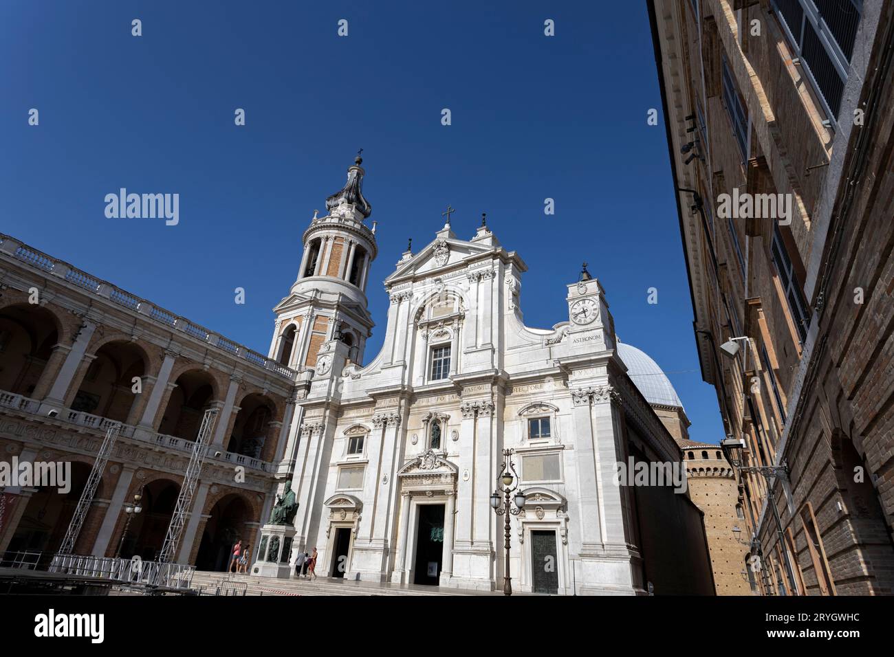 LORETO, ITALY, JULY 5, 2022 View of the Shrine of the Holy House of