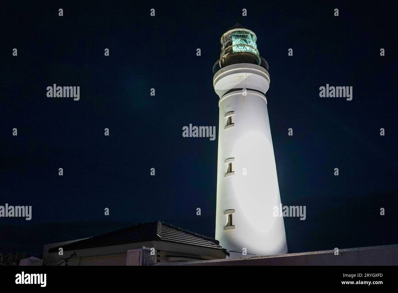 Railway night view hi-res stock photography and images - Alamy