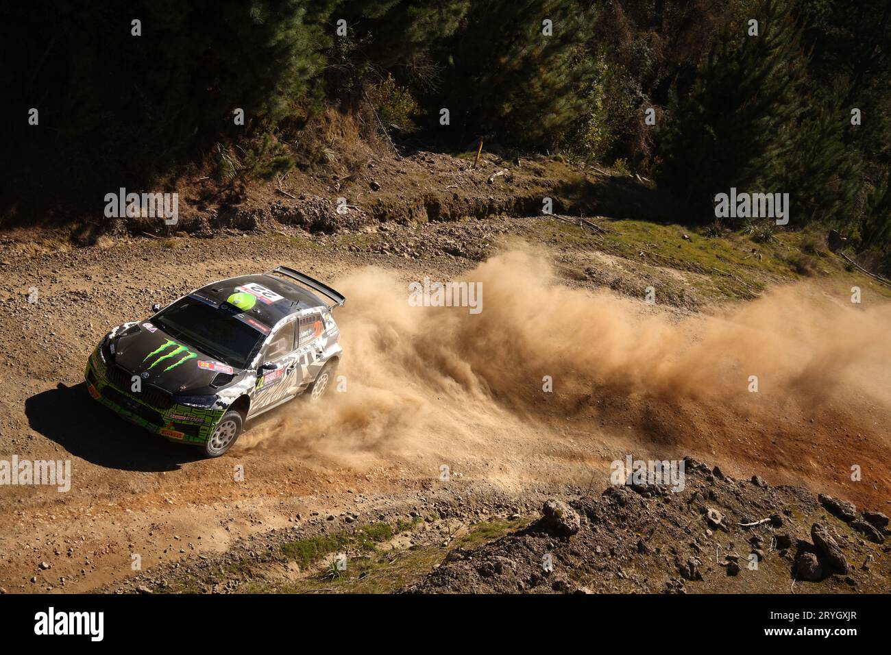 #22 Oliver SOLBERG (swe), Elliot EDMONSON (gbr), Skoda Fabia RS Rally2 ...