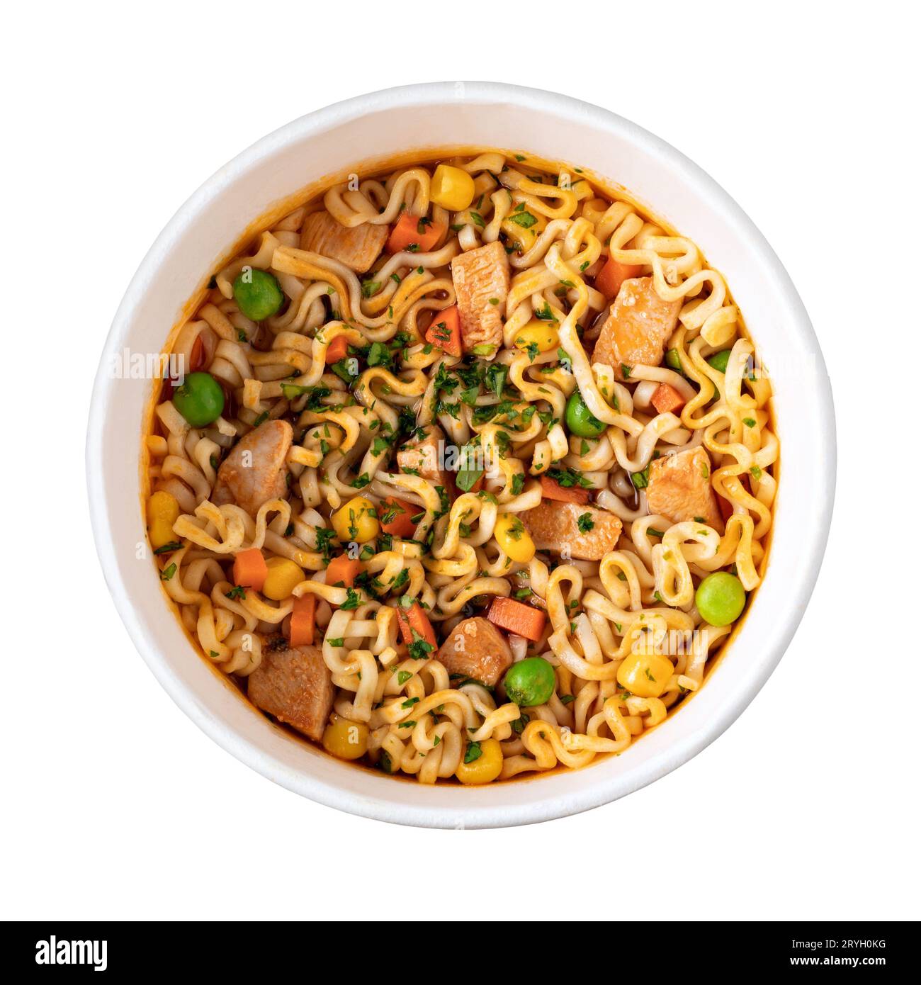 Instant noodles Stock Photo