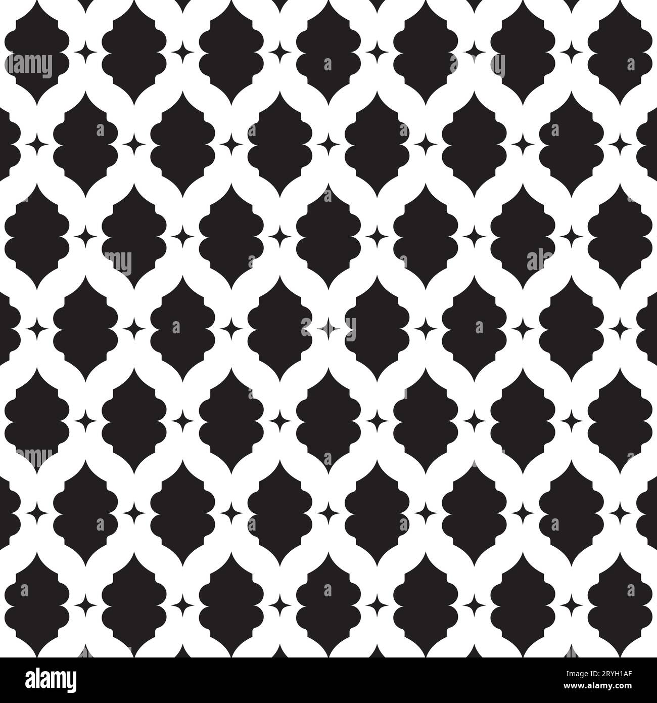 Ornament seamless geometric pattern. Black pattern. Wallpapers for your design. Vector illustration. Stock Vector