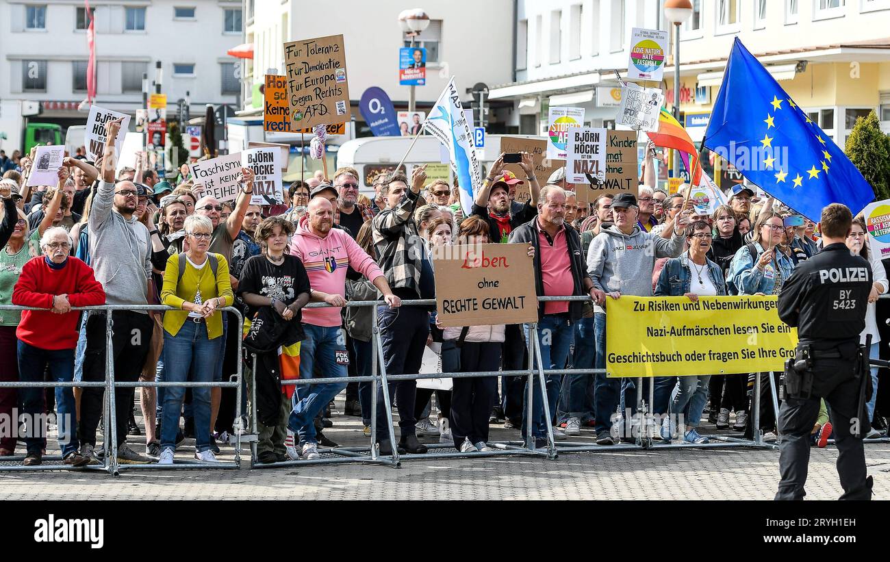 GER, Gegendemonstration zur Wahlkampfveranstaltung der AfD in ...